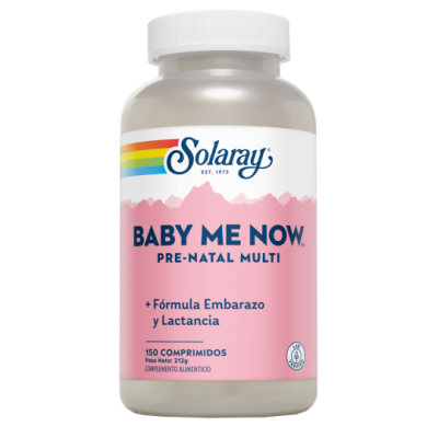 Comprar SOLARAY BABY ME NOW PRE-NATAL MULTI 150 COMPRIMIDOS al mejor precio en NuestraFarma, tu farmacia online