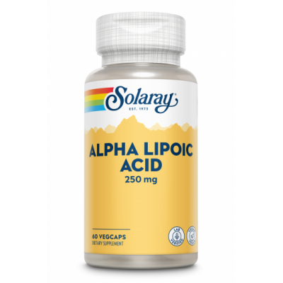 Comprar SOLARAY ACIDO ALFA LIPOICO 250 MG 60 CAPSULAS VEGETALES al mejor precio en NuestraFarma, tu farmacia online