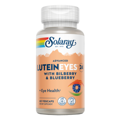 Comprar SOLARAY ADVANCED LUTEIN EYES 24 MG 60 CAPSULAS VEGETALES al mejor precio en NuestraFarma, tu farmacia online