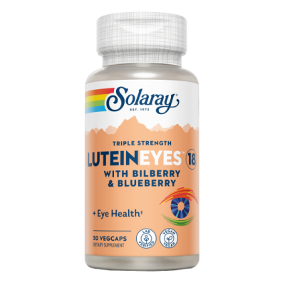 Comprar SOLARAY LUTEIN EYES 18 MG 30 CAPSULAS VEGETALES al mejor precio en NuestraFarma, tu farmacia online