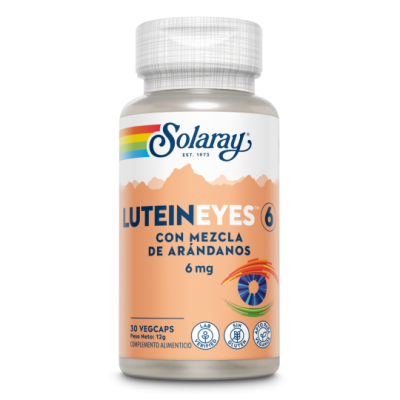Comprar SOLARAY LUTEIN EYES 6 MG 30 CAPSULAS VEGETALES al mejor precio en NuestraFarma, tu farmacia online