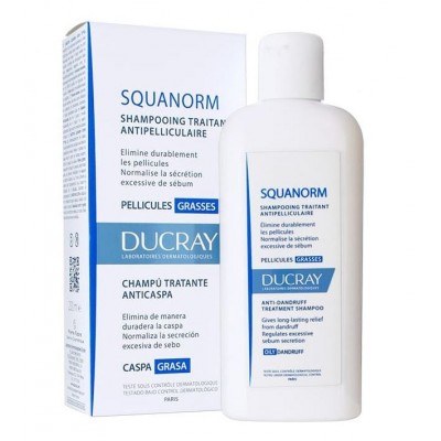Comprar DUCRAY SQUANORM CHAMPU TRATANTE ANTICASPA CASPA GRASA 200 ML al mejor precio en NuestraFarma, tu farmacia online