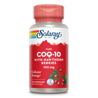 Comprar SOLARAY PURE COQ10 100 MG 30 CAPSULAS al mejor precio en NuestraFarma, tu farmacia online