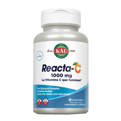 Comprar KAL REACTA-C 1000 MG 60 COMPRIMIDOS al mejor precio en NuestraFarma, tu farmacia online