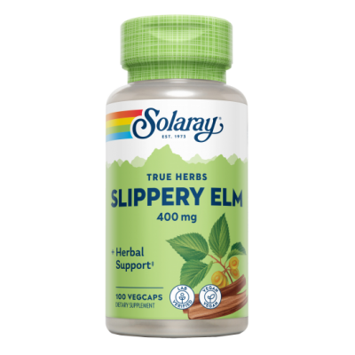 Comprar SOLARAY SLIPPERY ELM BARK (OLMO) 400 MG 100 CAPSULAS VEGETALES al mejor precio en NuestraFarma, tu farmacia online