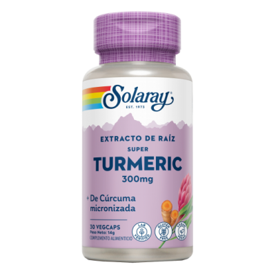 Comprar SOLARAY SUPER TURMERIC 30 CAPSULAS VEGETALES al mejor precio en NuestraFarma, tu farmacia online