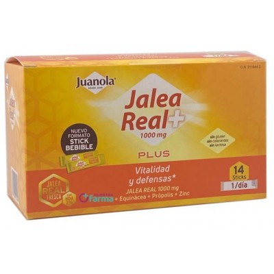 Comprar JUANOLA JALEA REAL PLUS 14 SOBRES 10 ML al mejor precio en NuestraFarma, tu farmacia online