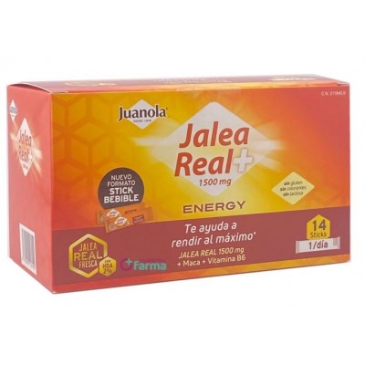 Comprar JUANOLA JALEA REAL ENERGY 14 SOBRES 10 ML al mejor precio en NuestraFarma, tu farmacia online