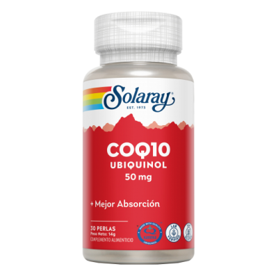 Comprar SOLARAY UBIQUINOL (KANEKA) COQ10 50 MG 30 PERLAS al mejor precio en NuestraFarma, tu farmacia online