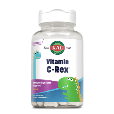 Comprar KAL VITAMINA C REX 100 DINOSAURIOS MASTICABLES al mejor precio en NuestraFarma, tu farmacia online