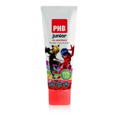 Comprar PHB JUNIOR GEL DENTIFRICO SABOR TROPICAL 75 ML al mejor precio en NuestraFarma, tu farmacia online