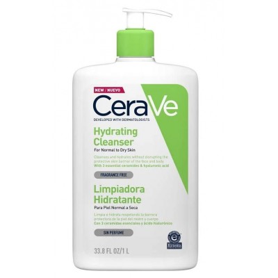 Comprar CERAVE LIMPIADORA HIDRATANTE 1000 ML al mejor precio en NuestraFarma, tu farmacia online