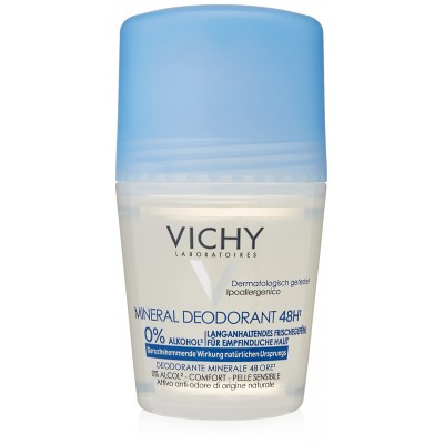 Comprar VICHY DESODORANTE MINERAL 48 H TOLERANCIA OPTIMA ROLL ON 50 ML al mejor precio en NuestraFarma, tu farmacia online