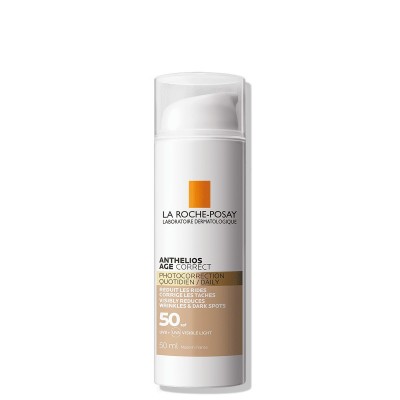 Comprar LA ROCHE-POSAY ANTHELIOS AGE CORRECT SPF50 CON COLOR 50 ML al mejor precio en NuestraFarma, tu farmacia online