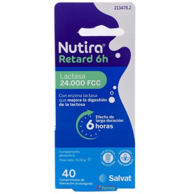 Comprar NUTIRA RETARD 6H 40 COMPRIMIDOS LIBERACION PROLONGADA al mejor precio en NuestraFarma, tu farmacia online