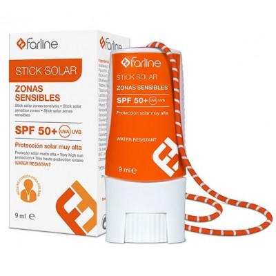 Comprar FARLINE STICK SOLAR ZONAS SENSIBLES SPF 50+ 9 ML al mejor precio en NuestraFarma, tu farmacia online