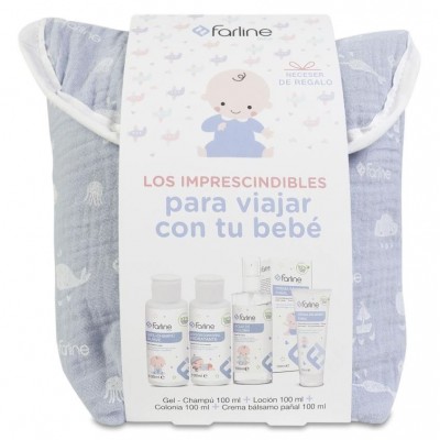 Comprar FARLINE BEBE NECESER DE VIAJE AZUL al mejor precio en NuestraFarma, tu farmacia online