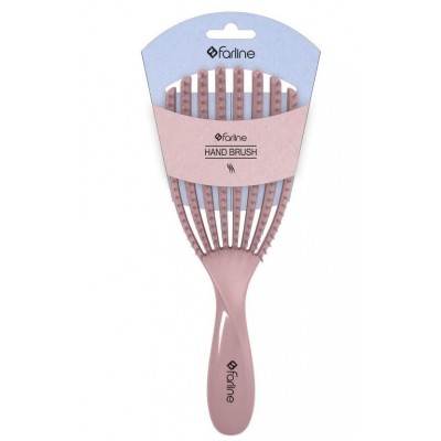 Comprar FARLINE CEPILLO DESENREDANTE DE PELO COLOR ROSA al mejor precio en NuestraFarma, tu farmacia online