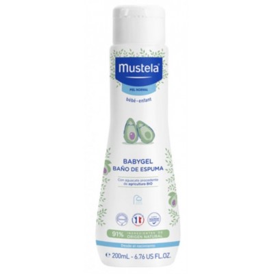 Comprar MUSTELA BABYGEL BAÑO ESPUMA CON AGUACATE BIO 200 ML al mejor precio en NuestraFarma, tu farmacia online