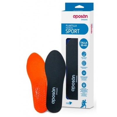 Comprar APOSAN DYNAMIC PLANTILLAS DE GEL SPORT TALLA 35-40 2 UNIDADES al mejor precio en NuestraFarma, tu farmacia online