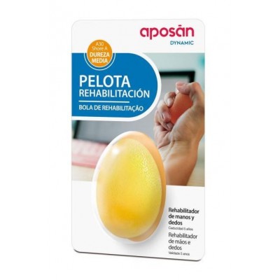 Comprar APOSAN DYNAMIC PELOTA REHABILITACION DUREZA MEDIA 1 UNIDAD al mejor precio en NuestraFarma, tu farmacia online