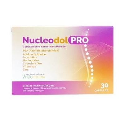 Comprar FISIOPHARMA NUCLEODOL PRO 30 CAPSULAS al mejor precio en NuestraFarma, tu farmacia online