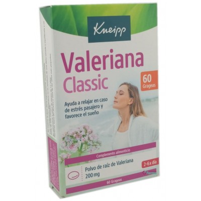 Comprar KNEIPP VALERIANA CLASSIC 60 GRAGEAS al mejor precio en NuestraFarma, tu farmacia online