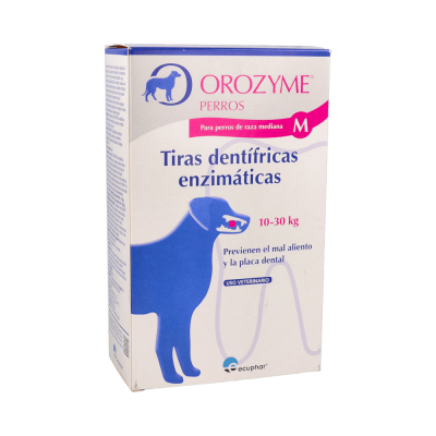 Comprar ECUPHAR OROZYME PERROS TIRAS DENTIFRICAS ENZIMATICAS TALLA M al mejor precio en NuestraFarma, tu farmacia online