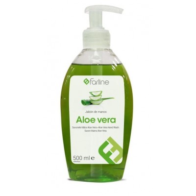 Comprar FARLINE JABON DE MANOS ALOE VERA 500 ML al mejor precio en NuestraFarma, tu farmacia online