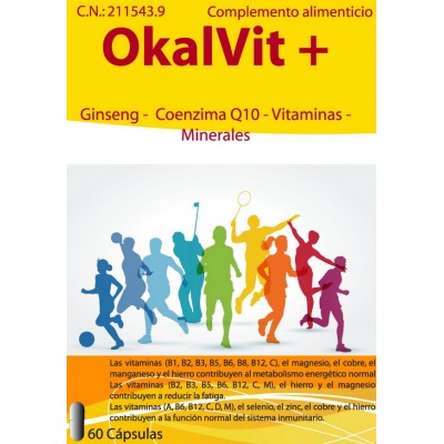 Comprar OKALVIT+ 60 CAPSULAS al mejor precio en NuestraFarma, tu farmacia online