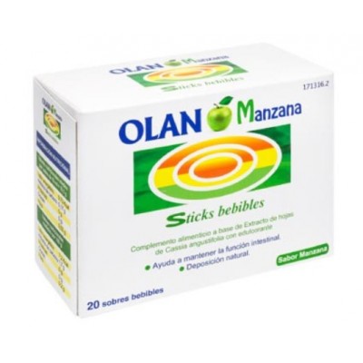 Comprar OKAL OLAN SABOR MANZANA 10 STICKS BEBIBLES al mejor precio en NuestraFarma, tu farmacia online