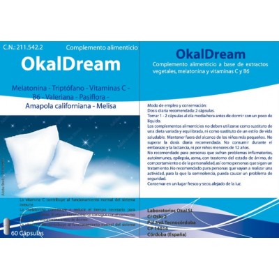 Comprar OKALDREAM 60 CAPSULAS al mejor precio en NuestraFarma, tu farmacia online