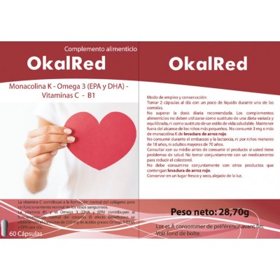 Comprar OKALRED 60 CAPSULAS al mejor precio en NuestraFarma, tu farmacia online