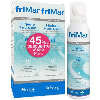 Comprar FRIMAR ISOTONICO SPRAY NASAL DUPLO 2 X 120 ML al mejor precio en NuestraFarma, tu farmacia online