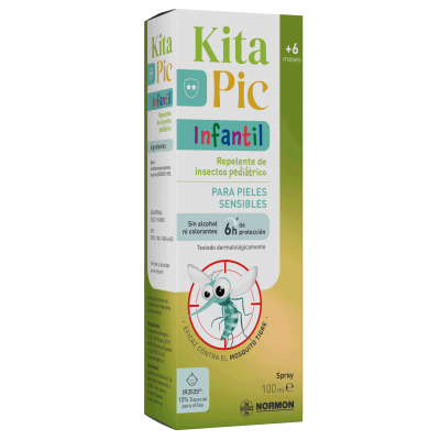 Comprar KITAPIC INFANTIL REPELENTE DE INSECTOS PEDIATRICO SPRAY 100 ML al mejor precio en NuestraFarma, tu farmacia online