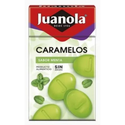 Comprar JUANOLA CARAMELOS SIN AZUCAR SABOR MENTA 50 G al mejor precio en NuestraFarma, tu farmacia online