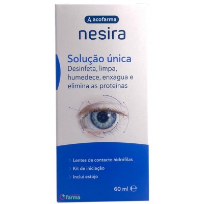 Comprar ACOFARMA NESIRA SOLUCION UNICA PARA LENTES DE CONTACTO BLANDAS 60 ML al mejor precio en NuestraFarma, tu farmacia online