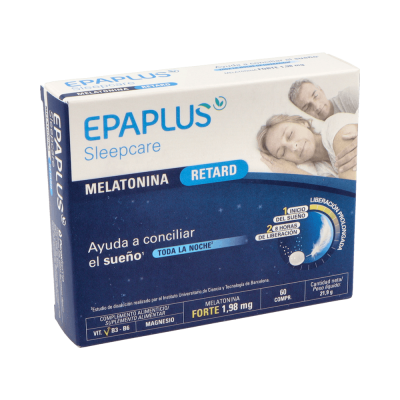 Comprar EPAPLUS SLEEPCARE MELATONINA RETARD 60 COMPRIMIDOS al mejor precio en NuestraFarma, tu farmacia online