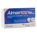 ALMAX FORTE 750 MG 48 COMPRIMIDOS MASTICABLES SABOR COLA
