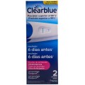 CLEARBLUE PRUEBA DE EMBARAZO ULTRATEMPRANA 2 UNIDADES