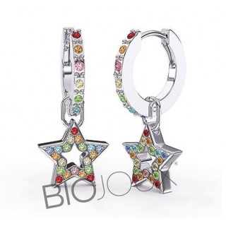 BIOJOUX PENDIENTES GINEVRA ESTRELLA COLOR 12 MM BJT281 1 PAR