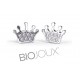 BIOJOUX PENDIENTES CORONA 8 MM BJT705 1 PAR