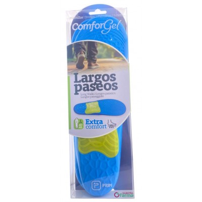 Comprar PRIM COMFORGEL PLANTILLA LARGOS PASEOS TALLA S 2 UNIDADES al mejor precio en NuestraFarma, tu farmacia online