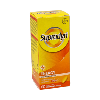 Comprar SUPRADYN ENERGY 60 COMPRIMIDOS al mejor precio en NuestraFarma, tu farmacia online
