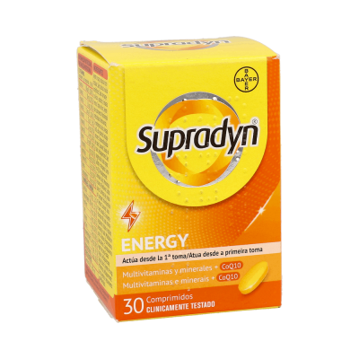 Comprar SUPRADYN ENERGY 30 COMPRIMIDOS al mejor precio en NuestraFarma, tu farmacia online