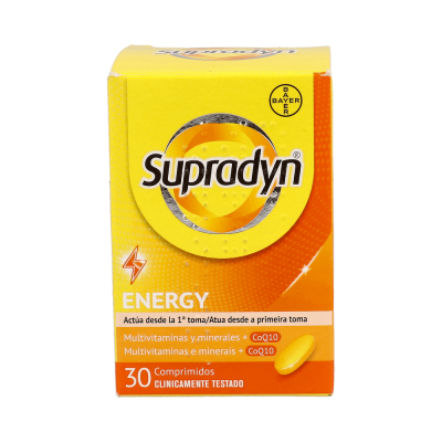 Comprar SUPRADYN ENERGY 30 COMPRIMIDOS al mejor precio en NuestraFarma, tu farmacia online