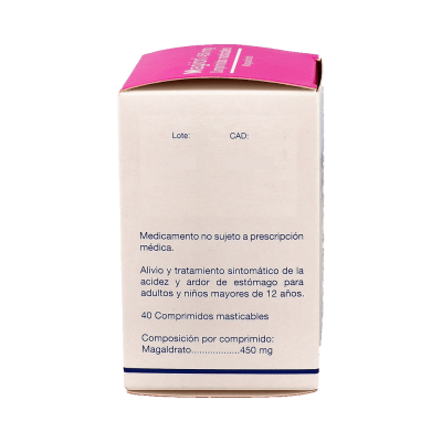 Comprar MAGION 450 MG 40 COMPRIMIDOS MASTICABLES al mejor precio en NuestraFarma, tu farmacia online