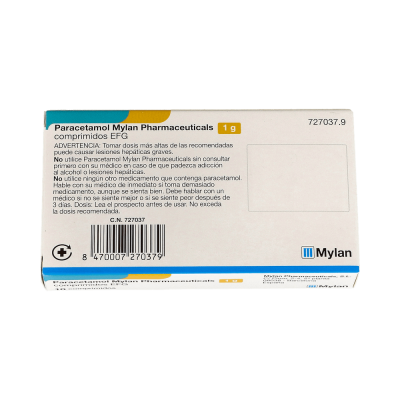 Comprar PARACETAMOL COOPER EFG 1 g 10 COMPRIMIDOS al mejor precio en NuestraFarma, tu farmacia online