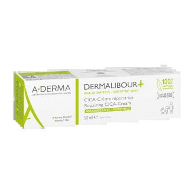 Comprar A-DERMA DERMALIBOUR+ CICA-CREMA REPARADORA 50 ML al mejor precio en NuestraFarma, tu farmacia online