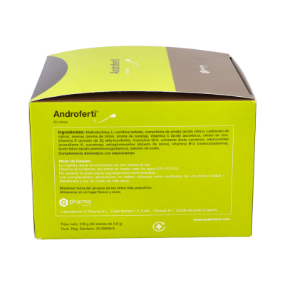 Comprar ANDROFERTI 60 SOBRES al mejor precio en NuestraFarma, tu farmacia online